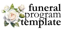 funeral program templates