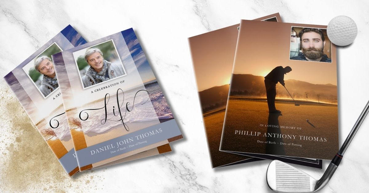 Funeral Program Templates Easy to Edit and Print