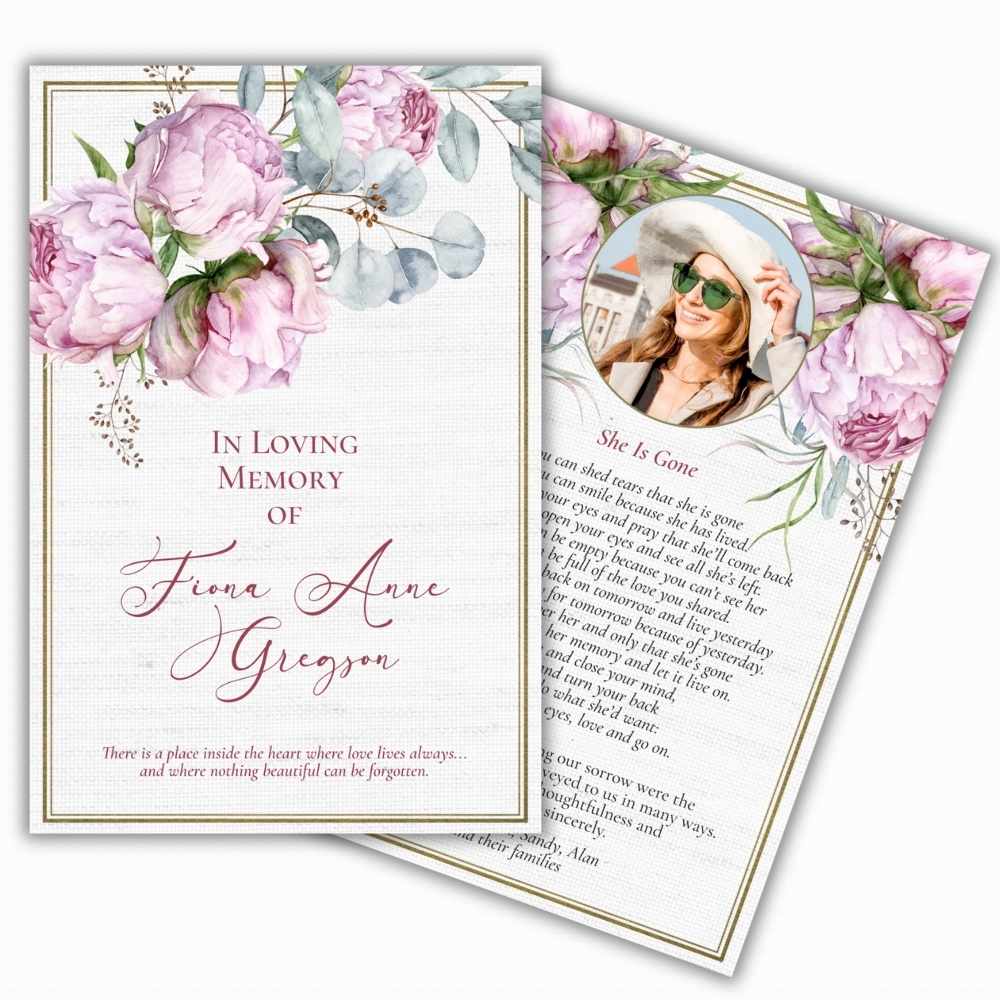 Funeral Thank You Cards