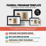 Our Lady of Guadalupe 2 Funeral Program Template Folding 8