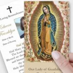 Our Lady of Guadalupe Prayer Cards Template 1