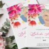 Watercolor Rose Funeral Program template Beautiful Life